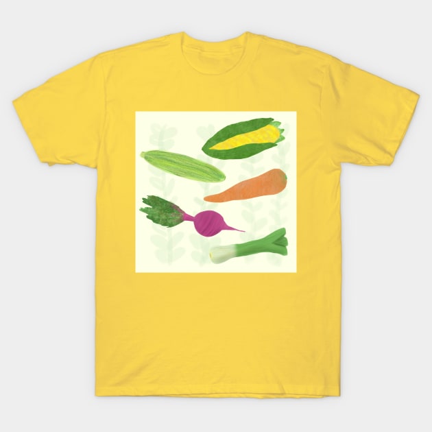 Root fall vegetables T-Shirt by Charlotsart